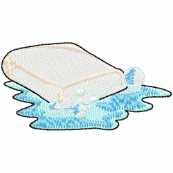 Bathtime Embroidery Design 6 Bathtime Embroidery Design 6